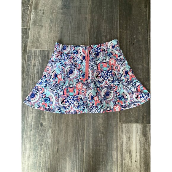 T by Talbots Golf Tennis Skirt Floral Stretch Skort Pockets, size Large - Picture 1 of 3